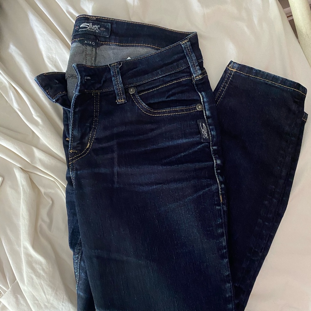 Silver jeans co, aiko style ankle skinny jeans
